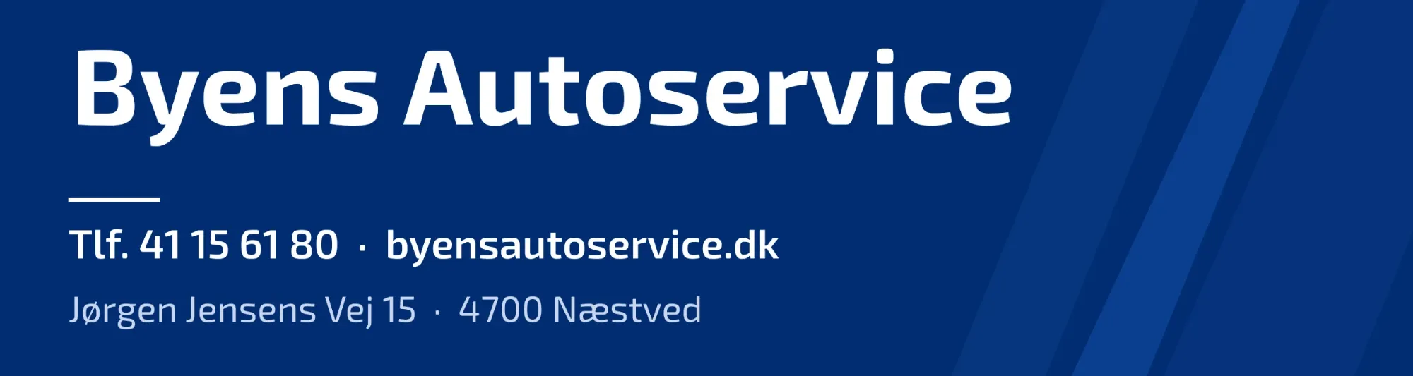 Byens Autoservice – Jørgen Jensens Vej 15, 4700 Næstved – tlf. 41 15 61 80